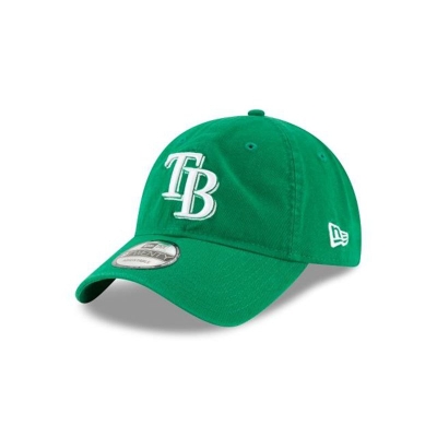 Green Tampa Bay Rays Hat - New Era MLB Core Classic 9TWENTY Adjustable Caps USA3074615